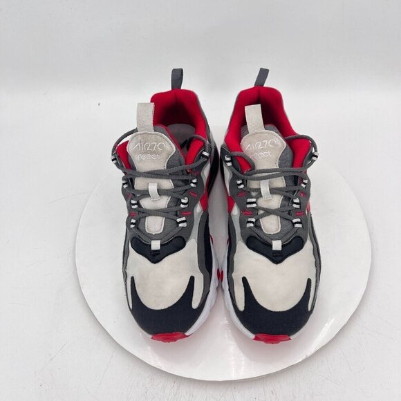 Nike Airmax 270 React Youth Size 6.5Y Women 8 BQ0103-013 Red Black Training Shoe - Picture 3 of 11